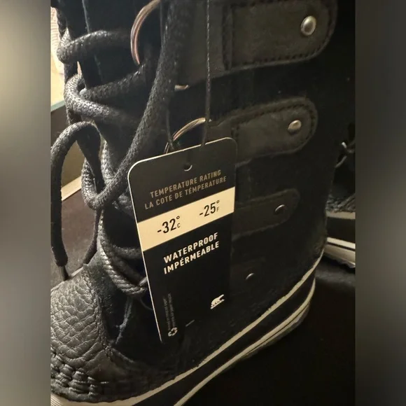 Sorel Joan of Arctic Waterproof Lace Up Faux Fur Boots Size 7.5 New With Tags - Picture 9 of 14